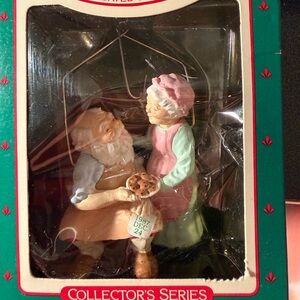 Hallmark Collector's Series Santa and Mrs. Claus Ornament